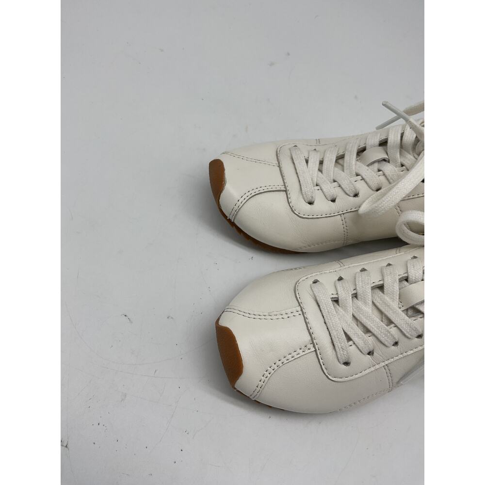 J.Crew Classic White Rec Sneakers Size 5 - Picture 8 of 9